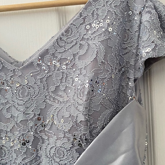 Mother of the Bride Silver Gray Dress - Picture 3 of 5